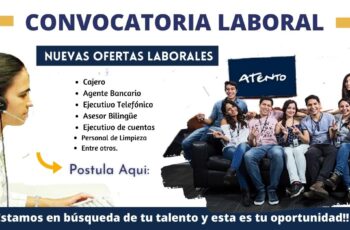 Atento busca personal