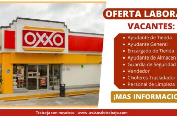 Empresa Oxxo busca trabajadores