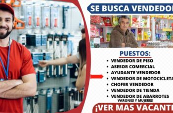 SE BUSCA VENDEDORES