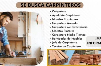 OFERTA LABROAL PARA CARPINEROS