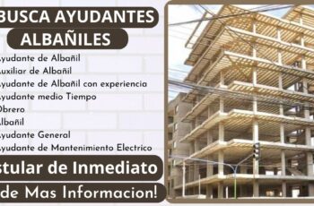 Se busca ayudante e Albañil