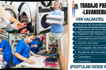 TRABAJO PARA LAVANDERIAS